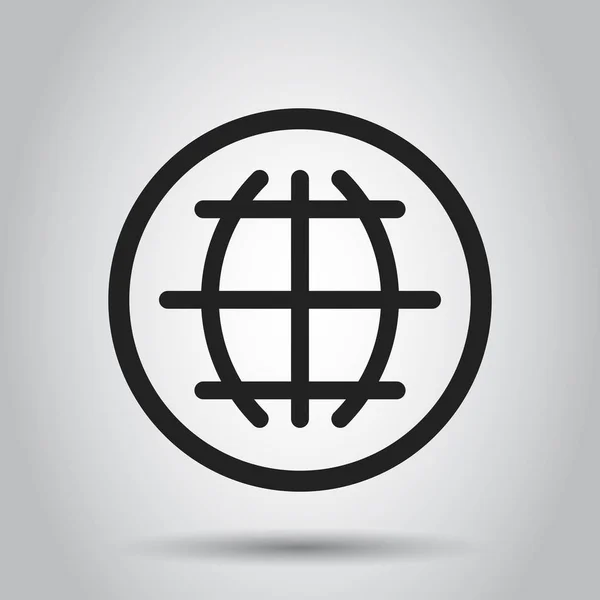 Choose Change Language Icon Vector Illustration Business Concept Globe World — Stock Vector