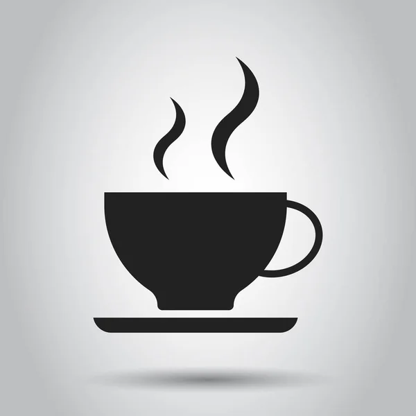 コーヒー カップのアイコン ベクトルの図 ビジネス コンセプトのコーヒー マグのピクトグラム — ストックベクタ