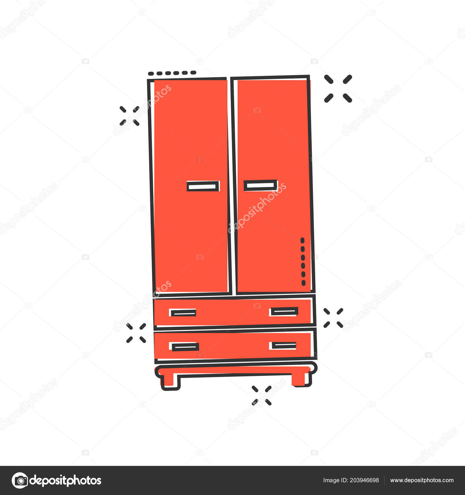 Schrank Cartoon Schrank Cartoon