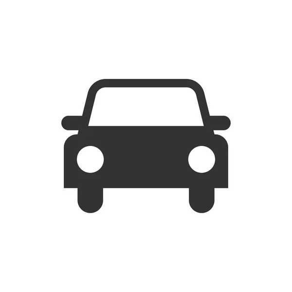 Car Icon Flat Style Automobile Car Vector Illustration White Isolated — Stock Vector