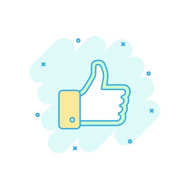 Çizgi romandaki gibi bir vektör karikatürü. Tabela illüstrasyonunu göster. İş sıçrama etkisi konsepti gibi.