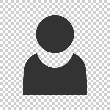 İnsanlar iletişim simgesini düz stil. İnsanlar illüstrasyon izole arka plan üzerinde vektör. Ortaklık iş kavramı.