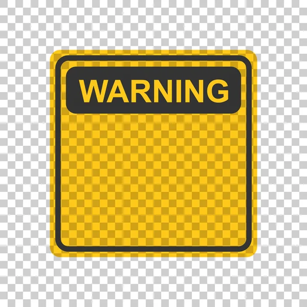 Warning Caution Sign Icon Flat Style Danger Alarm Vector Illustration — Stock Vector