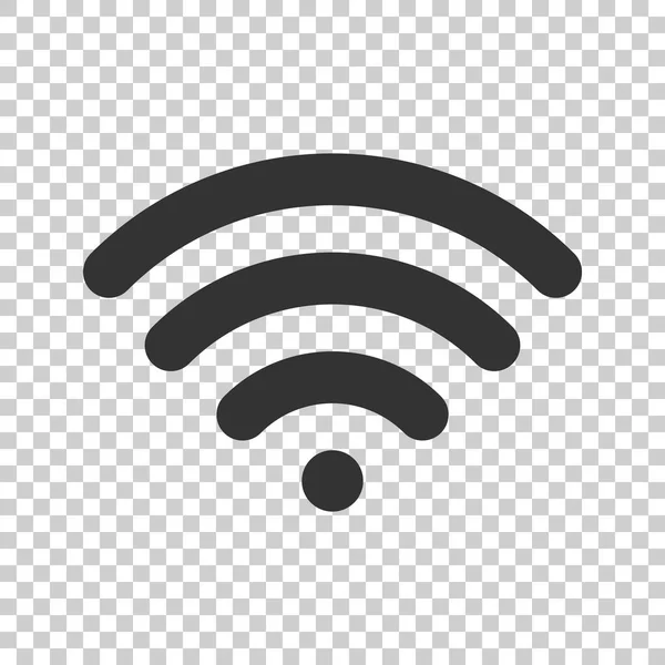 Icono Signo Internet Wifi Estilo Plano Ilustración Vectorial Tecnología Inalámbrica — Vector de stock