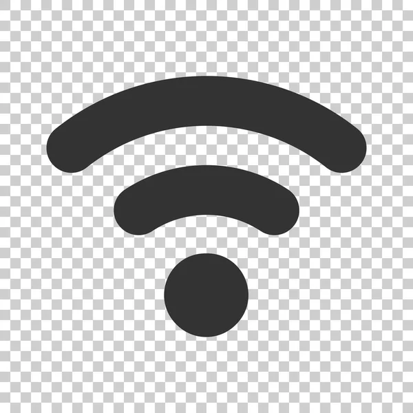 Icono Signo Internet Wifi Estilo Plano Ilustración Vectorial Tecnología Inalámbrica — Vector de stock