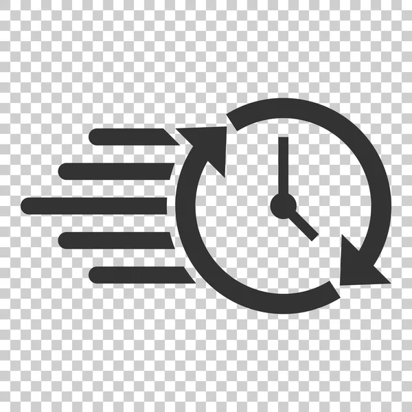 Reloj Icono Cuenta Atrás Estilo Plano Tiempo Ilustración Vectorial Cronómetro — Archivo Imágenes Vectoriales