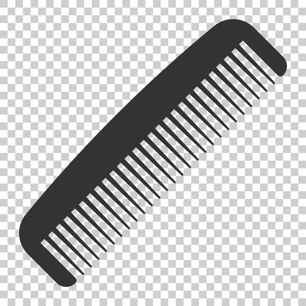 Hair Brush Icon Flat Style Comb Accessory Vector Illustration Isolated — Stock Vector