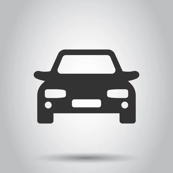 Εικονίδιο Αυτοκινήτου Διάνυσμα Επίπεδη Στυλ Εικονογράφηση Αυτοκινήτου Οχήματος Άσπρο Φόντο — Διανυσματικό Αρχείο