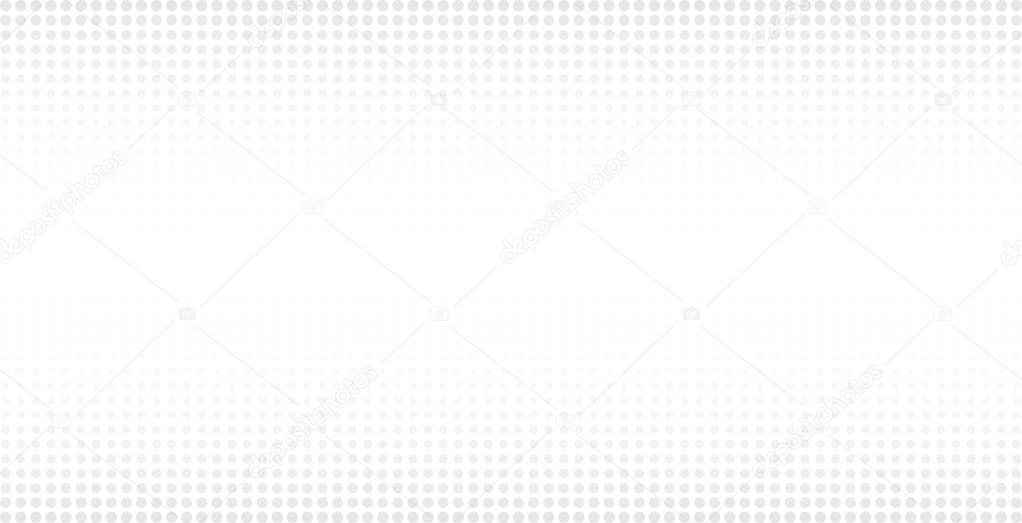 Halftone white & grey background. Dotted abstract vector illustration on white isolated background. Dots background business concept.