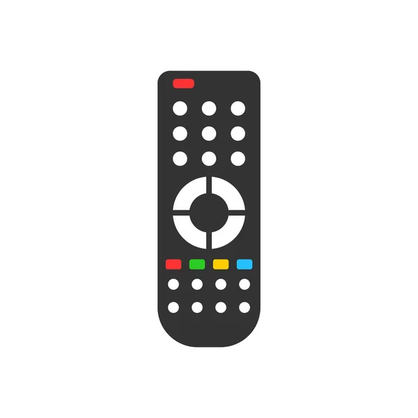 Remote control icon in flat style. Infrared controller vector il — Stock Vector