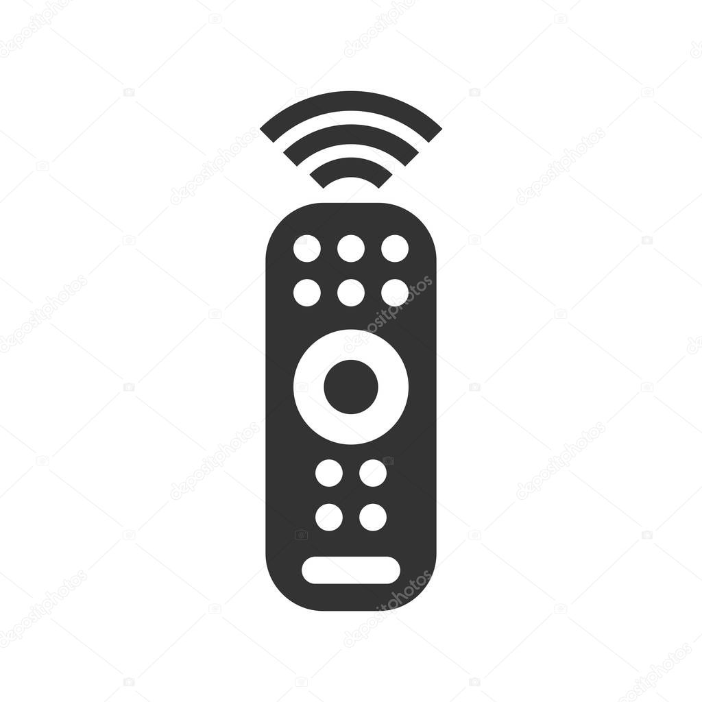 Remote control icon in flat style. Infrared controller vector il