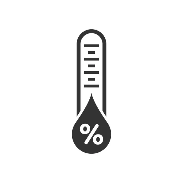 Ícone de umidade em estilo plano. Ilustração do vetor climático no whit —  Vetores de Stock