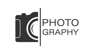 Düz tarzda kamera aygıtı işareti simgesi. Fotoğrafçılık vektör illust