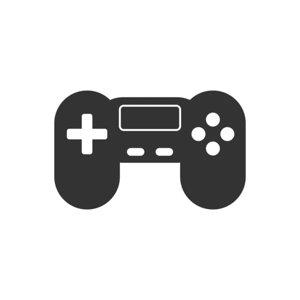 Symbol pákového ovladače v plochém stylu. Vektorová ilustrace Gamepad na — Stockový vektor