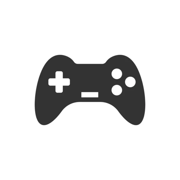 Pictogram van het joystick teken in platte stijl. Gamepad vector illustratie op — Stockvector