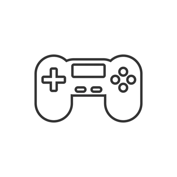 Ícone de sinal Joystick em estilo plano. Ilustração do vetor Gamepad em —  Vetores de Stock