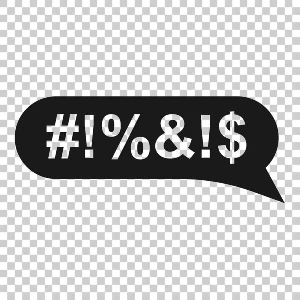 Выкрикните иконку пузыря речи в прозрачном стиле. Вектор жалоб i
