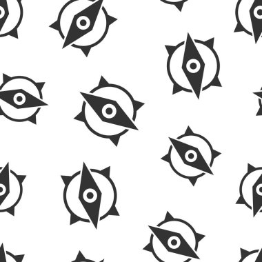 Genel navigasyon simgesi sorunsuz desen arka plan. Pusula gps 