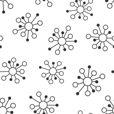 Hub ağ bağlantı simgesi sorunsuz desen arka plan. Dn