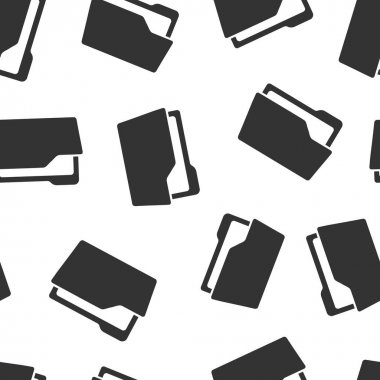 Dosya klasörü simgesi sorunsuz desen arka plan. Belgeler Arşivi 