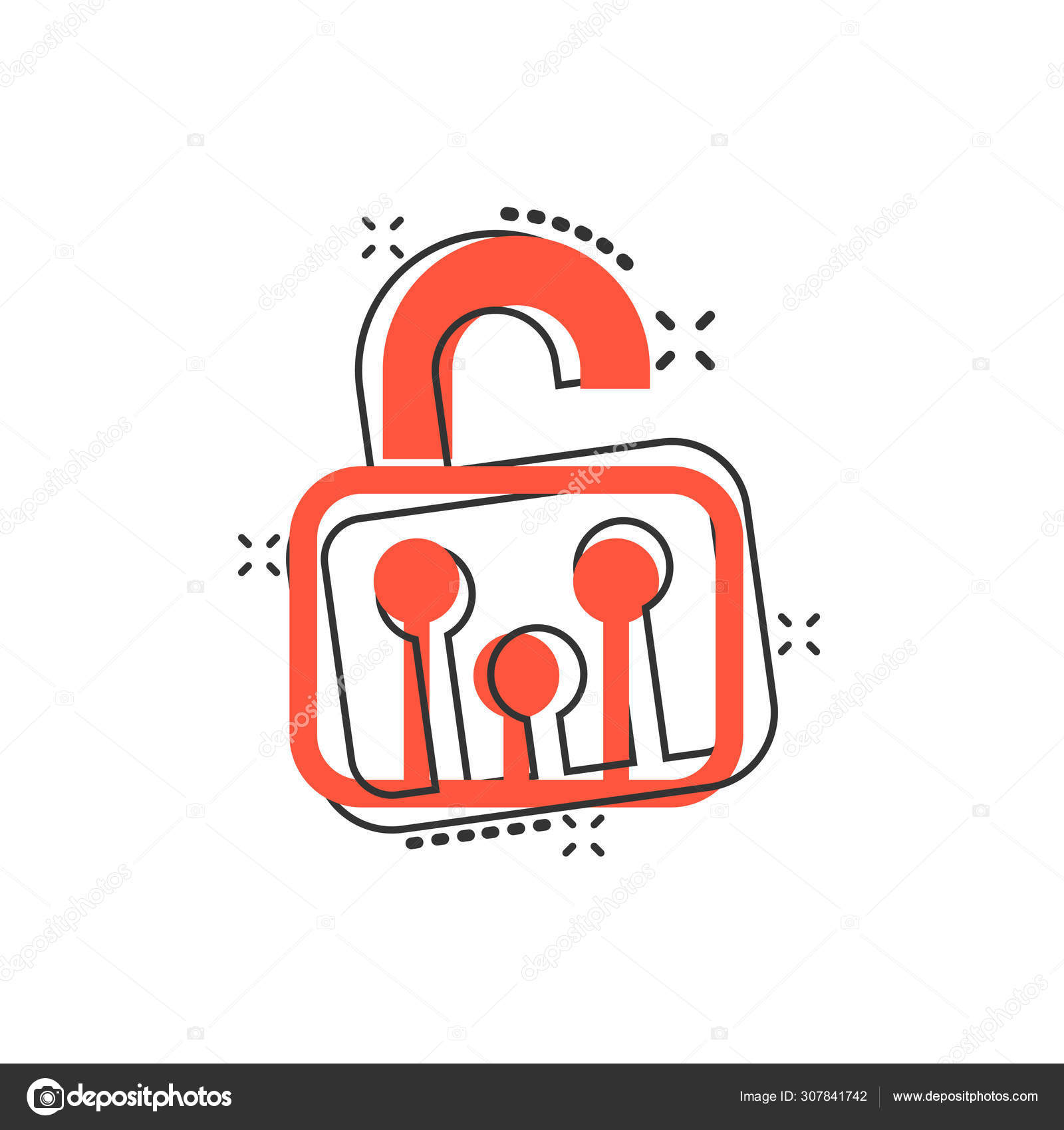 Icone De Cybersecurite Dans Un Style Comique Cadenas Verrouille Vecteur Cartoo Image Vectorielle Par Sanek C Illustration Icone De Cybersecurite Dans Un Style Comique Cadenas Verrouille Vecteur Cartoo Image Vectorielle Par Sanek C Illustration