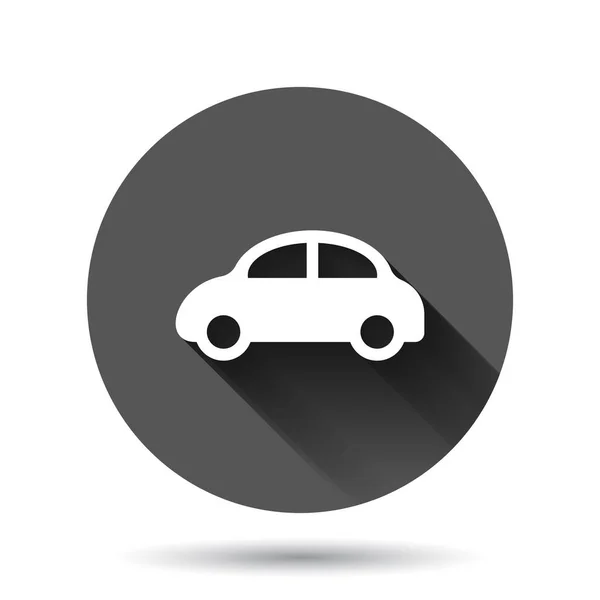 Icono Coche Estilo Plano Ilustración Vectorial Vehículos Automóvil Sobre Fondo — Archivo Imágenes Vectoriales