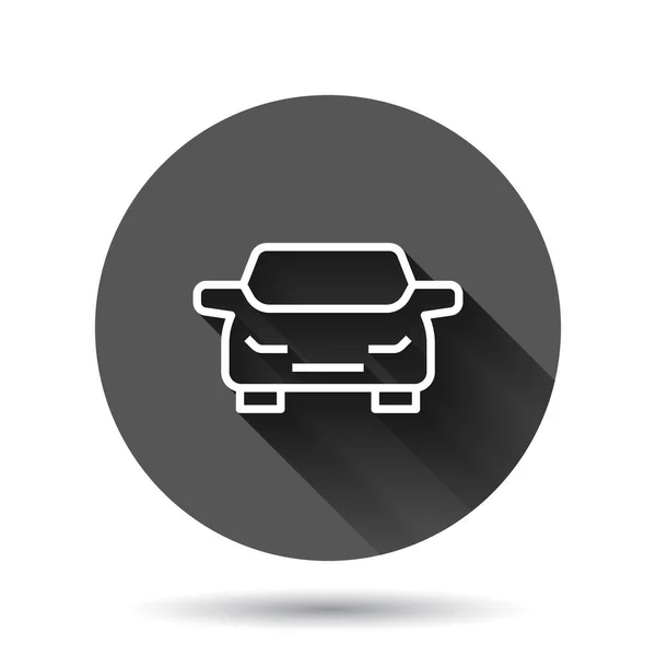 Icono Coche Estilo Plano Ilustración Vectorial Vehículos Automóvil Sobre Fondo — Vector de stock