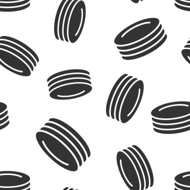 Tabak simgesi düz stil. Beyaz izole arkaplanda tabak vektör çizimi. Masa takımı kusursuz şablon iş konsepti.