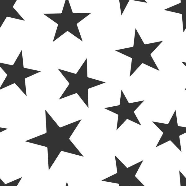 Icono Estrellas Estilo Plano Ilustración Vectores Forma Sobre Fondo Blanco — Vector de stock