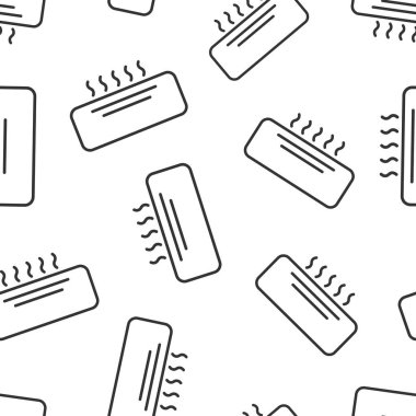 Koşullandırıcı simgesi düz stil. Beyaz izole arkaplanda soğutucu vektör çizimi. Soğuk iklimsiz şablon iş konsepti.