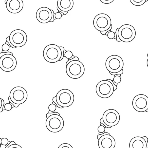Fernglas Ikone Flachen Stil Suchvektorillustration Auf Weißem Isoliertem Hintergrund Zoom — Stockvektor