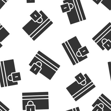 Kredi kartı koruma simgesi düz stil. Beyaz izole edilmiş arka planda güvenli bir alışveriş vektörü çizimi. Ticari asma kilit desensiz iş konsepti.