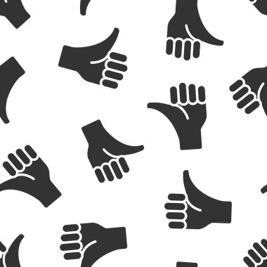 Düz stil olarak başparmak yukarı simgesi. Beyaz izole arkaplanda hareket vektörü çizimi gibi. Onaylama işareti kusursuz şablon iş konsepti.