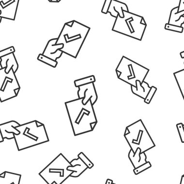 İnsanlar işaret simgesini düz bir şekilde ele alıyorlar. Beyaz izole edilmiş arkaplanda vektör illüstrasyonunu kabul et. Onaylama seçimi kusursuz şablon iş konsepti.