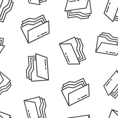 Düz biçimli dosya dizini simgesi. İzole edilmiş arkaplanda vektör illüstrasyonunu arşivler. Depolama desensiz iş konsepti.