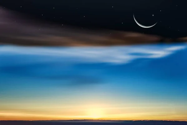 Paysage Naturel Atmosphère Nouvelle Lune — Photo
