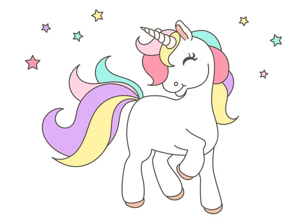 Lindo unicornio — Archivo Imágenes Vectoriales