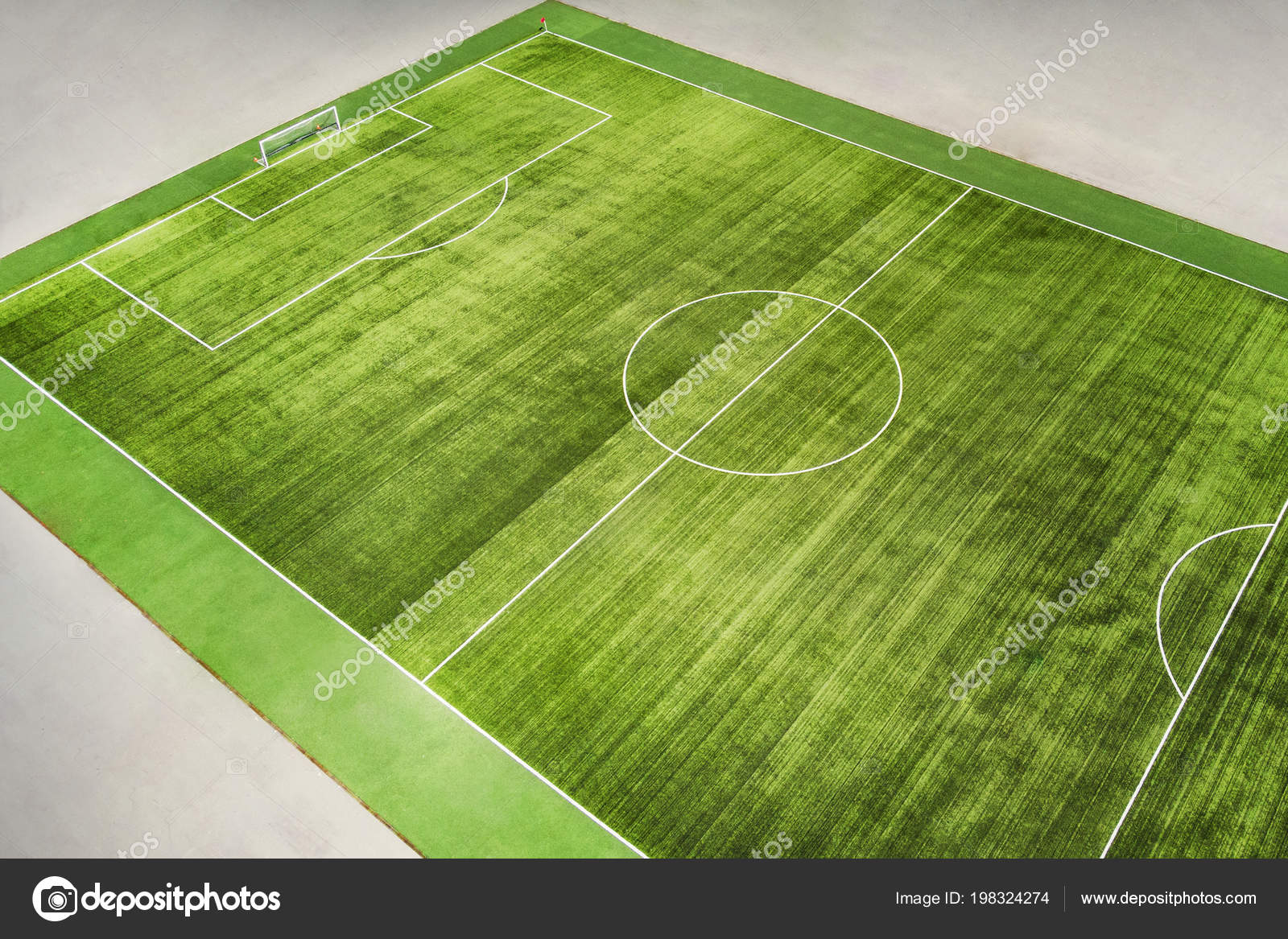 real soccer field lines