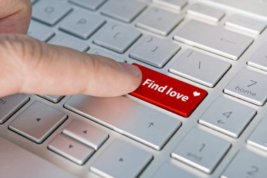 Online Dating kadar seks aşk yazıtlar gri gümüş klavye düğmesini kapatın bul. Site tanıdıklar, kırmızı düğmeye.