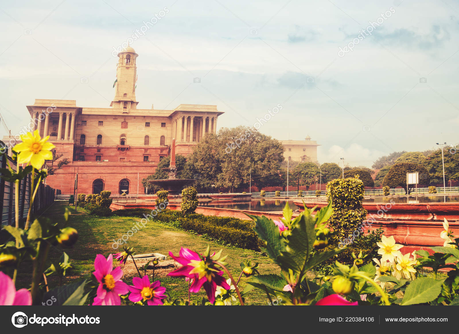 Flowers Formal Garden Mughal Garden Rashtrapati Bhavan New Delhi