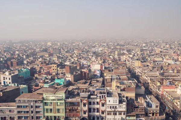 View of Delhi Buildings on a clear day. India\'s capital and a massive metropolitan city with 11 districts. It is one of the oldest city in the world.