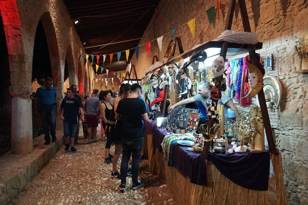 Festiwal Kultury Średniowiecznej Europy Cypr Ayia Napa Października 2018 — Zdjęcie stockowe