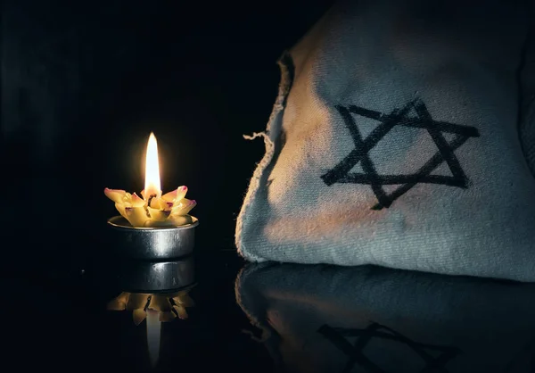 Dia de memória de vítimas do Holocausto — Fotografia de Stock