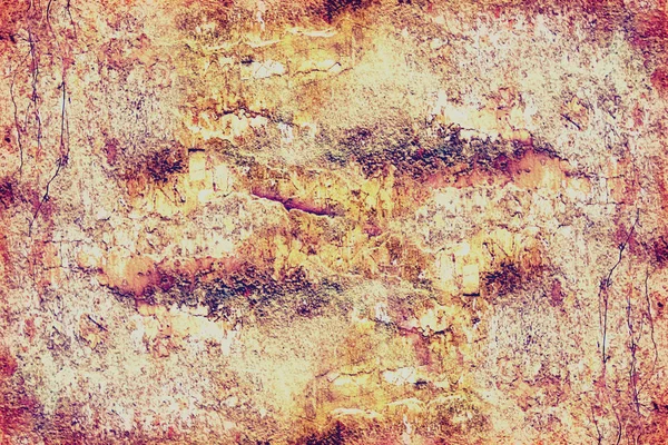 Close-up Fundo texturizado de multi-camada de tinta em flocos na parede . — Fotografia de Stock