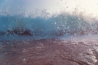 Wave Blue çökmesi detay okyanus dalgası haddeleme çökmesi