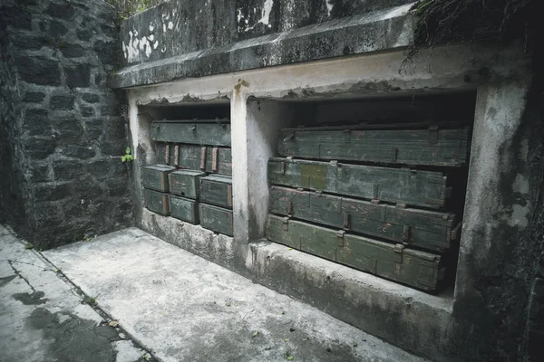 Depósito de munições em Cannon Fort — Fotografia de Stock