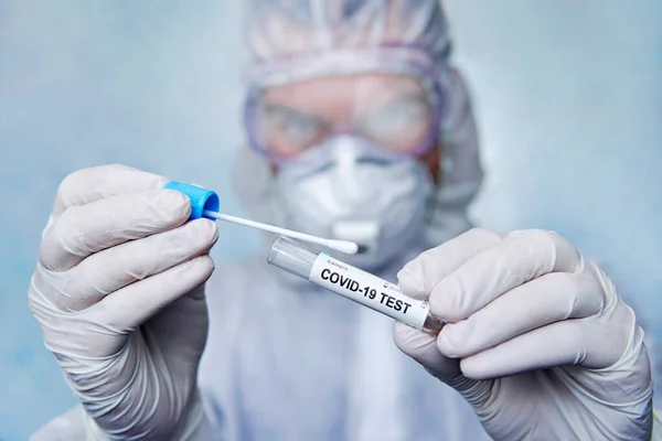 Coronavirus 2019 Ncov Sample Нова Епідемічна Корона Вірус Вибух Корони — стокове фото