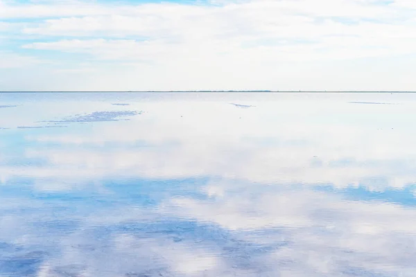 Riflessione Perfetta Salar Uyuni Uyuni Salt Flats Bolivia Incredibile Lago — Foto Stock