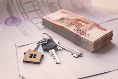 Dairenin planında büyük bir miktar Rus parası ve anahtarlar var. Satın alma zamanı. Emlak satın almak için ipotek Bankası kredisi