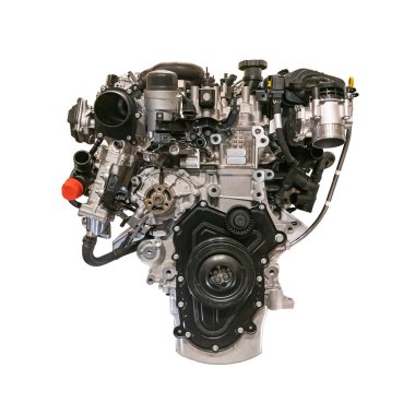 Araç ayrıntıları beyaz bir arkaplanda izole edilmiş..